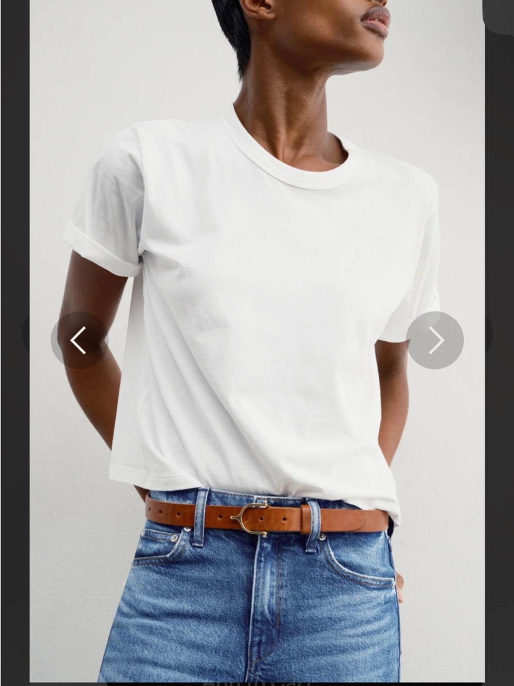 AYR Practice Tee in Spa Knit - Oyster